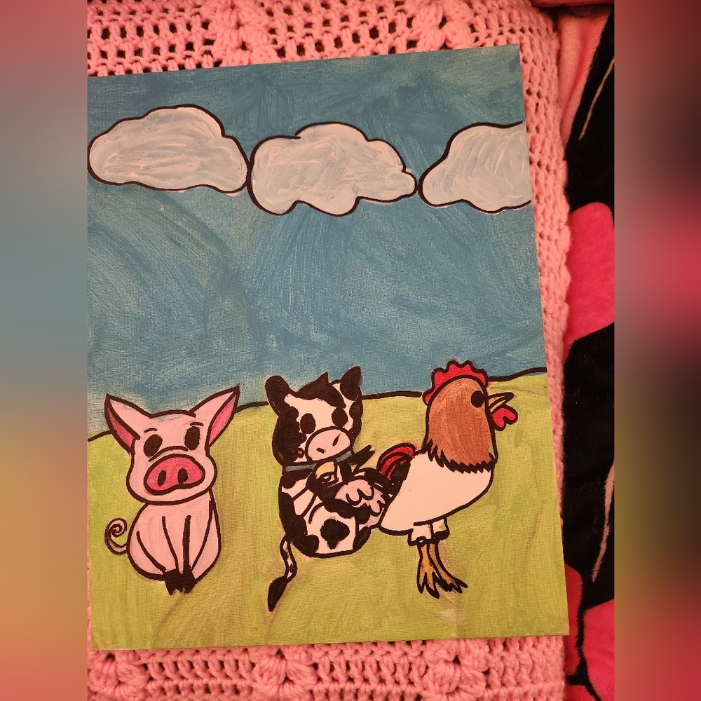 Farm animals.